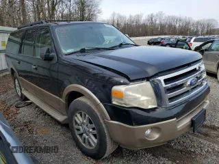 2014 Ford Expedition Max XLT with VIN 1FMJK1J51EEF32913, listed as a Copart auction lot 46832565 with 142,803 mi miles and Salvage title. Bid and sale history available at DreamBid. Image 4.