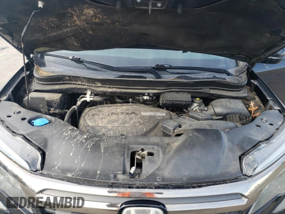 2017 Honda Ridgeline Black Edition with VIN 5FPYK3F83HB015057, listed as a Copart auction lot 49968565 with 107,317 mi miles and Salvage title. Bid and sale history available at DreamBid. Image 11.