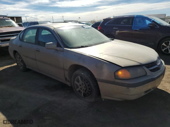 2003 Chevrolet Impala with VIN 2G1WF52E039439765, listed as a Copart auction lot 45054225 with 167,396 mi miles and Clean Title. Bid and sale history available at carsss.com. Image 4.