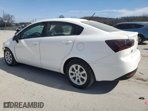 2013 Kia Rio LX with VIN KNADM4A3XD6258368, listed as a Copart auction lot 47039125 with 175,102 mi miles and Clean Title. Bid and sale history available at DreamBid. Image 2.