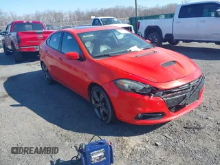 2016 Dodge Dart GT with VIN 1C3CDFEBXGD624717, listed as a IAAI auction lot 41688040 with 119,550 mi miles. Bid and sale history available at carsss.com. Image 1.