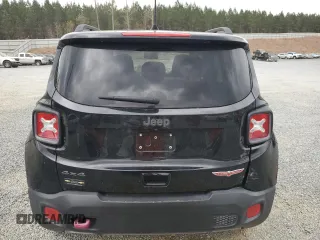 2018 Jeep Renegade Trailhawk with VIN ZACCJBCB3JPH19015, listed as a Copart auction lot 51107615 with 57,517 mi miles and Salvage title. Bid and sale history available at DreamBid. Image 6.