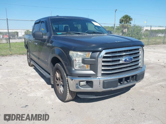 2015 Ford F-150 XL with VIN 1FTEW1CG2FFC70680, listed as a IAAI auction lot 41871782 with 143,875 mi miles. Bid and sale history available at carsss.com. Image 1.
