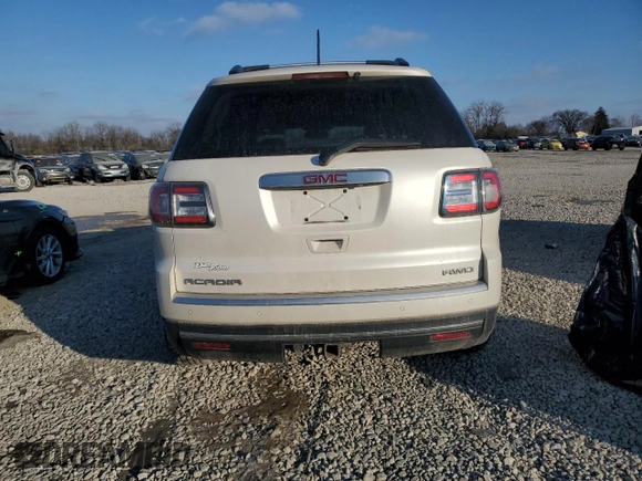 2014 GMC Acadia SLT with VIN 1GKKVSKD9EJ256293, listed as a Copart auction lot 42230505 with 129,458 mi miles and Salvage Title. Bid and sale history available at carsss.com. Image 6.