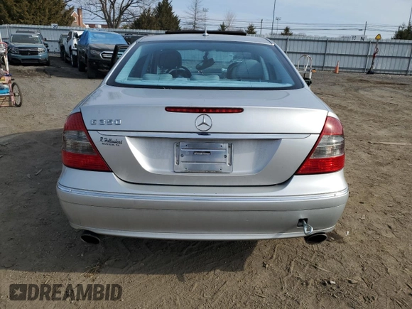 2007 Mercedes-Benz E-Class 3.5L with VIN WDBUF56X97B081594, listed as a Copart auction lot 48623615 with 0 mi miles and Salvage Title. Bid and sale history available at carsss.com. Image 6.