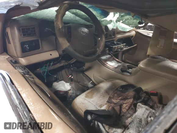 1999 Ford Super Duty F-250 XL with VIN 1FTNW21F1XEB34726, listed as a Copart auction lot 87965345 with 0 mi miles and Clean Title. Bid and sale history available at carsss.com. Image 8.