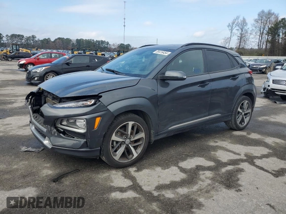2019 Hyundai Kona Limited with VIN KM8K33A56KU350185, listed as a Copart auction lot 85416454 with 71,067 mi miles and Salvage Title. Bid and sale history available at carsss.com. Image 1.
