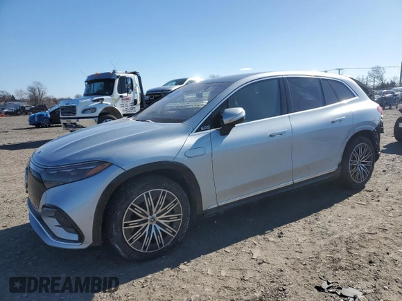 2023 Mercedes-Benz EQS with VIN 4JGDM4EBXPA013264, listed as a Copart auction lot 44364395 with 15,911 mi miles and Salvage Title. Bid and sale history available at carsss.com. Image 1.