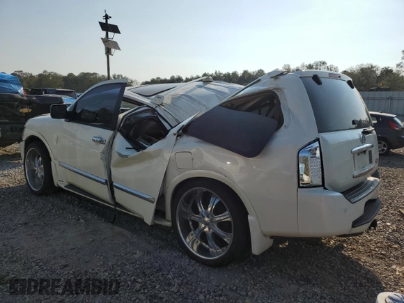 2006 Infiniti QX56 z VIN 5N3AA08A76N810044, wystawiony jako Copart lot #74182384 z przebiegiem Nie podano mil oraz Szkoda całkowita • Salvage title. Historia ofert i sprzedaży dostępna na DreamBid. Obrazek 2.