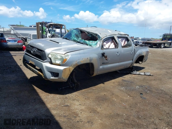 2015 Toyota Tacoma with VIN 3TMLU4ENXFM185841, listed as a IAAI auction lot 41896752 with 111,629 mi miles and . Bid and sale history available at DreamBid. Image 2.