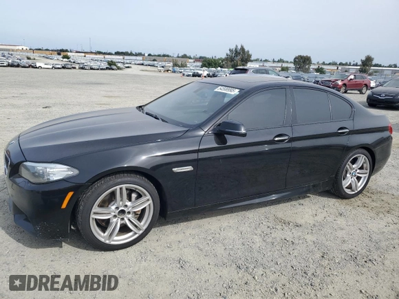 2016 BMW 5 Series 535i with VIN WBA5B1C55GG134207, listed as a Copart auction lot 54599995 with 152,409 mi miles and Clean Title. Bid and sale history available at carsss.com. Image 1.