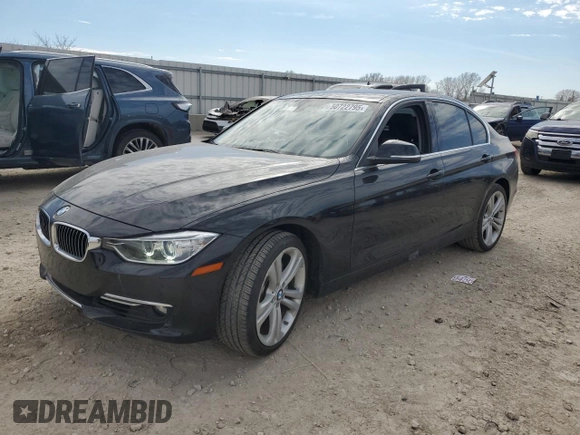 2015 BMW 3 Series 335i xDrive with VIN WBA3B9C51FP459327, listed as a Copart auction lot 50722795 with 58,275 mi miles and Salvage title. Bid and sale history available at DreamBid. Image 1.