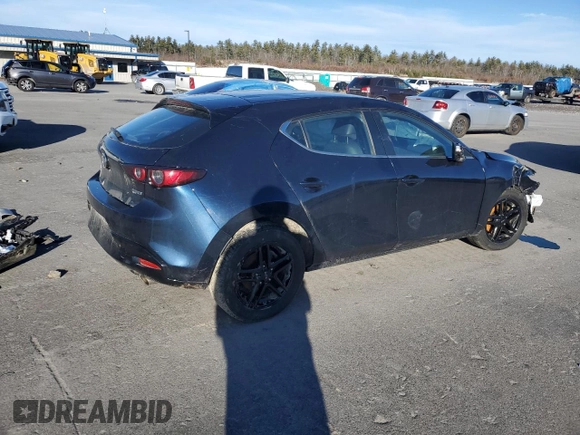 2019 Mazda 3 with VIN JM1BPBJM2K1131512, listed as a Copart auction lot 87112664 with Not provided miles and Salvage title. Bid and sale history available at DreamBid. Image 3.