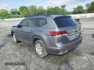 2021 Volkswagen Atlas S z VIN 1V2AP2CA1MC583228, wystawiony jako Copart lot #57410775 z przebiegiem 48 722 mil mil oraz Czysty tytuł • Clean title. Historia ofert i sprzedaży dostępna na DreamBid. Obrazek 2.