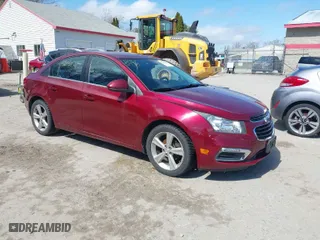 2015 Chevrolet Cruze LT with VIN 1G1PE5SB6F7275893, listed as a IAAI auction lot 42105478 with 144,037 mi miles. Bid and sale history available at carsss.com. Image 1.