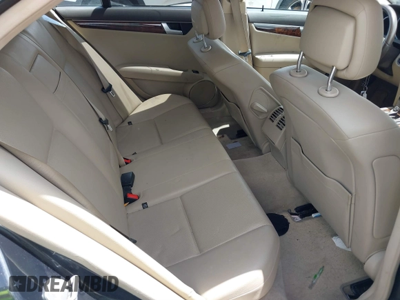 2012 Mercedes-Benz C 250 Sport with VIN WDDGF4HB1CR224961, listed as a IAAI auction lot 39658005 with 82,682 mi miles and . Bid and sale history available at DreamBid. Image 8.