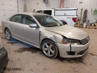 2012 Volkswagen Passat SE with VIN 1VWBH7A31CC035908, listed as a IAAI auction lot 41535111 with 119,816 mi miles. Bid and sale history available at carsss.com. Image 1.