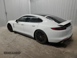 2017 Porsche Panamera Turbo with VIN WP0AF2A74HL150746, listed as a Copart auction lot 41706905 with 75,735 mi miles and Clean Title. Bid and sale history available at DreamBid. Image 2.