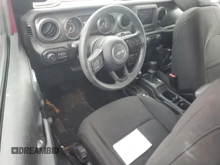 2022 Jeep Wrangler Sport with VIN 1C4HJXAG7NW147909, listed as a Copart auction lot 73051454 with 21,707 mi miles and Salvage Title. Bid and sale history available at DreamBid. Image 8.