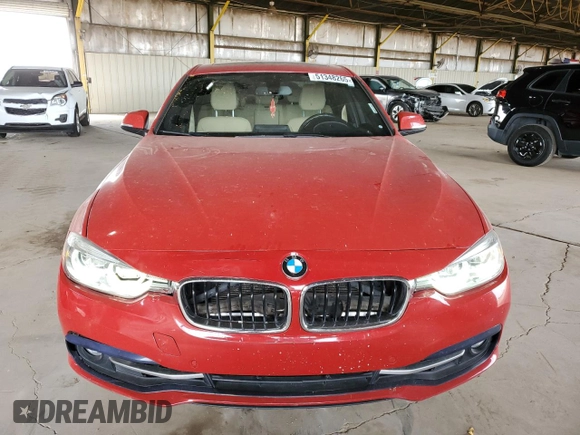 2017 BMW 3 Series 330i xDrive with VIN WBA8D9G30HNU66177, listed as a Copart auction lot 51348265 with 90,262 mi miles and Salvage title. Bid and sale history available at DreamBid. Image 5.