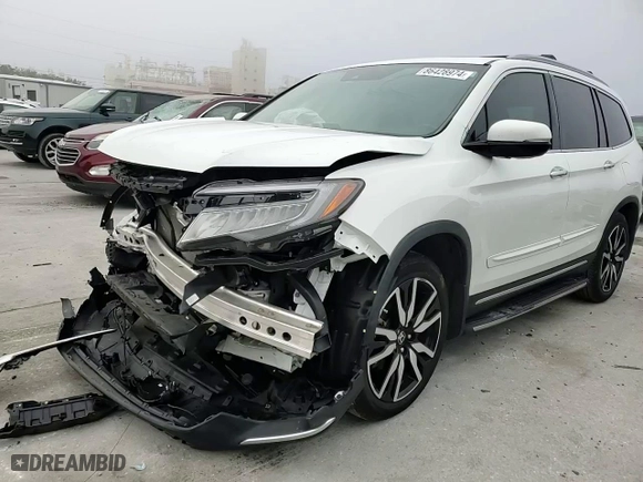 2020 Honda Pilot Touring 8-Passenger with VIN 5FNYF5H92LB020614, listed as a Copart auction lot 86428974 with 0 mi miles and Salvage Title. Bid and sale history available at carsss.com. Image 11.