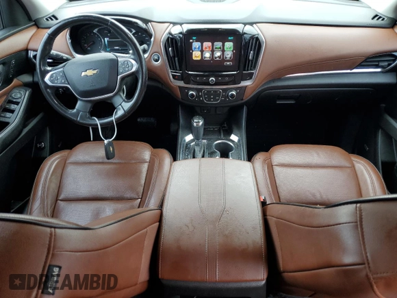 2018 Chevrolet Traverse High Country with VIN 1GNEVKKWXJJ225050, listed as a Copart auction lot 66377704 with 130,088 mi miles and Salvage Title. Bid and sale history available at carsss.com. Image 8.