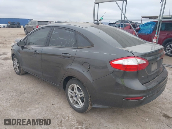 2017 Ford Fiesta SE with VIN 3FADP4BJ7HM159414, listed as a IAAI auction lot 41189078 with 88,708 mi miles. Bid and sale history available at carsss.com. Image 3.