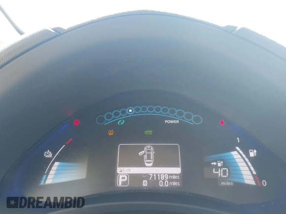 2015 Nissan LEAF S с VIN 1N4AZ0CP3FC322339, выставлен на аукционе IAAI как лот 42060240 с пробегом 71 189 миль миль и . История ставок и продаж доступна на DreamBid. Изображение 7.