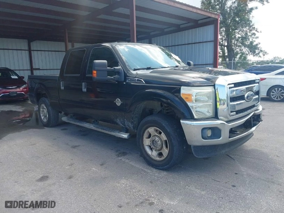 2012 Ford Super Duty F-250 SRW XL with VIN 1FT7W2BT1CEA06090, listed as a IAAI auction lot 41897091 with 205,163 mi miles. Bid and sale history available at carsss.com. Image 1.