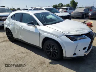 2024 Lexus UX 250h Premium with VIN JTHP9JBH5R2076214, listed as a Copart auction lot 61501865 with 17,221 mi miles and Salvage title. Bid and sale history available at DreamBid. Image 4.