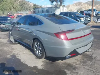 2020 Hyundai Sonata SEL with VIN 5NPEF4JA9LH043973, listed as a IAAI auction lot 41733602 with 56,972 mi miles. Bid and sale history available at carsss.com. Image 3.