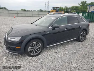 2018 Audi A4 allroad Premium Plus with VIN WA18NAF4XJA032402, listed as a Copart auction lot 57117734 with 82,816 mi miles and Salvage Title. Bid and sale history available at carsss.com. Image 1.