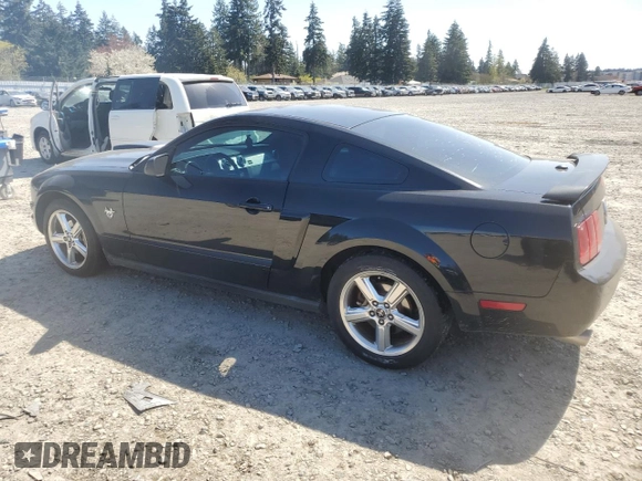 2009 Ford Mustang with VIN 1ZVHT80N295107200, listed as a Copart auction lot 53107595 with 102,704 mi miles and Salvage Title. Bid and sale history available at carsss.com. Image 2.