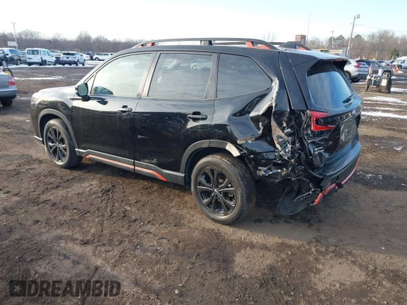 2024 Subaru Forester Sport with VIN JF2SKAGC0RH428157, listed as a IAAI auction lot 41356000 with 16,172 mi miles. Bid and sale history available at carsss.com. Image 3.