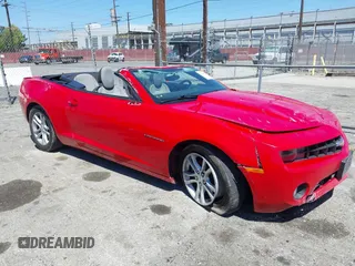2013 Chevrolet Camaro LT z VIN 2G1FB3D34D9104778, wystawiony jako IAAI lot #42229416 z przebiegiem 99 123 mil mil oraz . Historia ofert i sprzedaży dostępna na DreamBid. Obrazek 1.