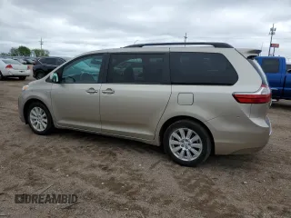 2017 Toyota Sienna XLE с VIN 5TDDZ3DC8HS178423, выставлен на аукционе Copart как лот 57628745 с пробегом 159 453 миль миль и Чистый • Clean title. История ставок и продаж доступна на DreamBid. Изображение 2.