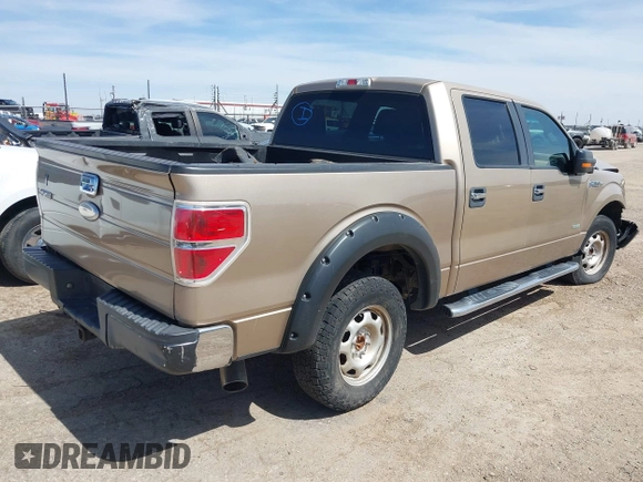 2011 Ford F-150 XLT with VIN 1FTFW1CT0BKD64964, listed as a IAAI auction lot 41966812 with 140,384 mi miles and . Bid and sale history available at DreamBid. Image 4.