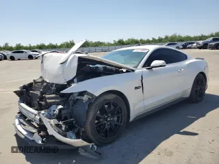 2017 Ford Mustang GT with VIN 1FA6P8CF6H5316978, listed as a Copart auction lot 55973855 with 52,666 mi miles and Salvage title. Bid and sale history available at DreamBid. Image 1.