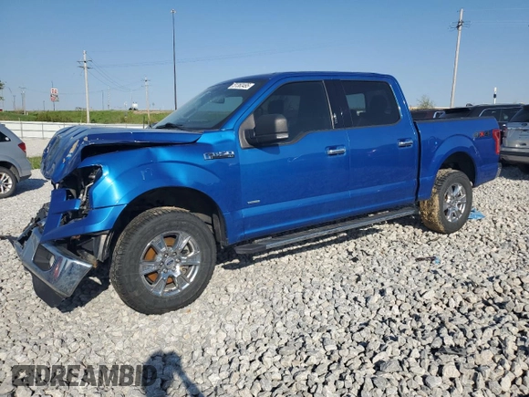 2016 Ford F-150 XLT with VIN 1FTEW1EG4GKF42510, listed as a Copart auction lot 51363495 with 108,482 mi miles and Salvage Title. Bid and sale history available at carsss.com. Image 1.