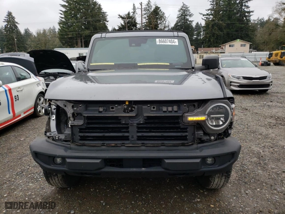 2022 Ford Bronco with VIN 1FMDE5BH3NLB18600, listed as a Copart auction lot 86607404 with 20,431 mi miles and Salvage Title. Bid and sale history available at carsss.com. Image 5.