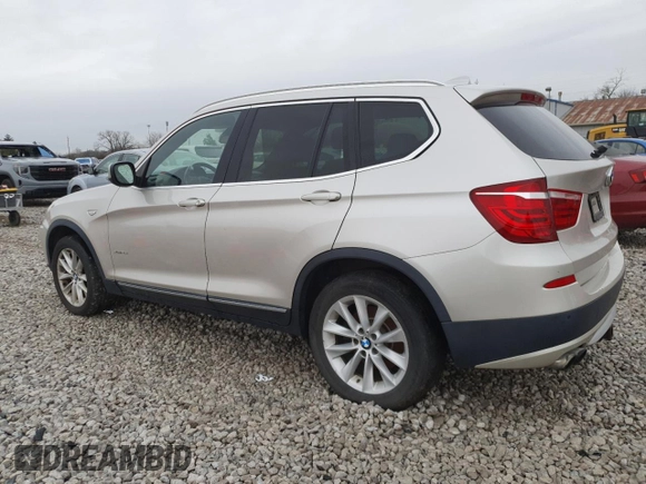 2013 BMW X3 xDrive28i with VIN 5UXWX9C58D0A23115, listed as a Copart auction lot 51985675 with 149,227 mi miles and Clean Title. Bid and sale history available at carsss.com. Image 2.