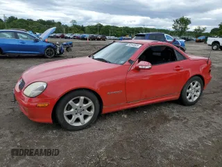 2003 Mercedes-Benz SLK 230 Kompressor z VIN WDBKK49F93F277828, wystawiony jako Copart lot #58344925 z przebiegiem Nie podano mil oraz Czysty tytuł • Clean title. Historia ofert i sprzedaży dostępna na DreamBid. Obrazek 1.