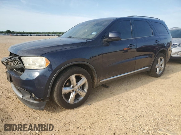 2013 Dodge Durango SXT z VIN 1C4RDHAG3DC688943, wystawiony jako Copart lot #55654395 z przebiegiem 157 099 mil mil oraz Szkoda całkowita • Salvage title. Historia ofert i sprzedaży dostępna na DreamBid. Obrazek 1.