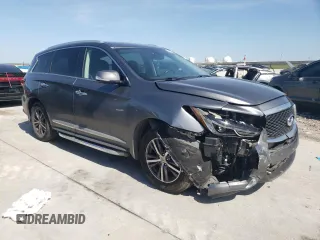 2017 Infiniti QX60 with VIN 5N1DL0MN8HC523125, listed as a Copart auction lot 50613095 with 101,111 mi miles and Salvage Title. Bid and sale history available at DreamBid. Image 4.