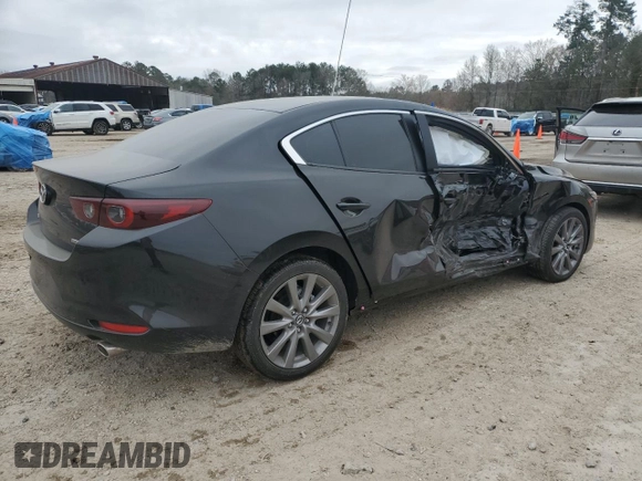 2024 Mazda 3 S Preferred with VIN 3MZBPACM9RM436636, listed as a Copart auction lot 43819195 with 5,304 mi miles and Salvage title. Bid and sale history available at DreamBid. Image 3.