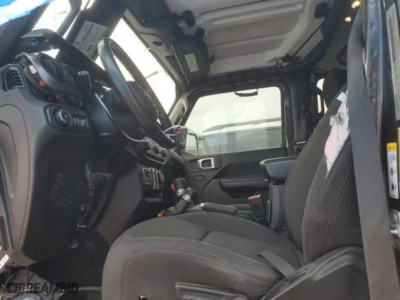 2019 Jeep Wrangler Unlimited Sport S with VIN 1C4HJXDN9KW636558, listed as a Copart auction lot 85011274 with 97,375 mi miles and Salvage Title. Bid and sale history available at carsss.com. Image 7.