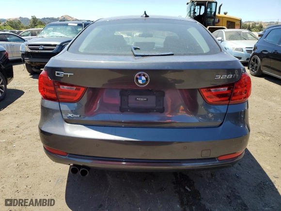 2016 BMW 3 Series Gran Turismo 328i xDrive with VIN WBA8Z5C58GGS37590, listed as a Copart auction lot 63806523 with 45,650 mi miles. Bid and sale history available at carsss.com. Image 6.