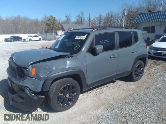 2018 Jeep Renegade Altitude with VIN ZACCJABB8JPH27333, listed as a IAAI auction lot 32404201 with 62,952 mi miles and . Bid and sale history available at DreamBid. Image 2.