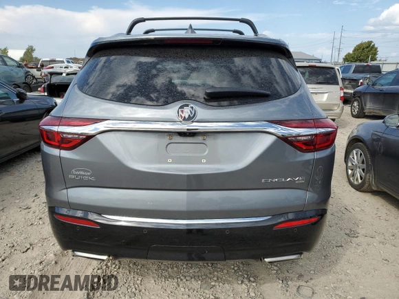 2018 Buick Enclave Essence with VIN 5GAEVAKW4JJ173452, listed as a Copart auction lot 71930334 with 121,631 mi miles and Salvage Title. Bid and sale history available at DreamBid. Image 6.