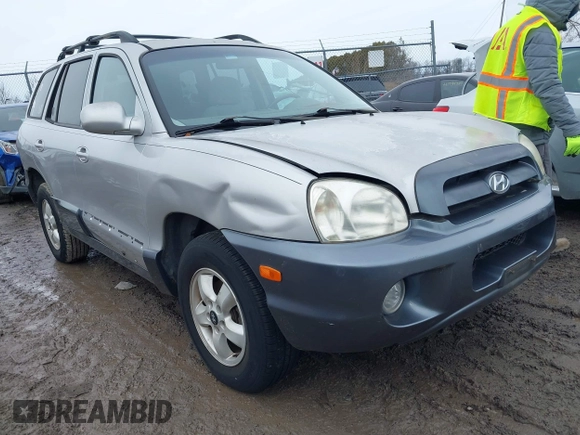 2005 Hyundai Santa Fe GLS with VIN KM8SC73E45U878509, listed as a IAAI auction lot 41776048 with 171,478 mi miles. Bid and sale history available at carsss.com. Image 1.